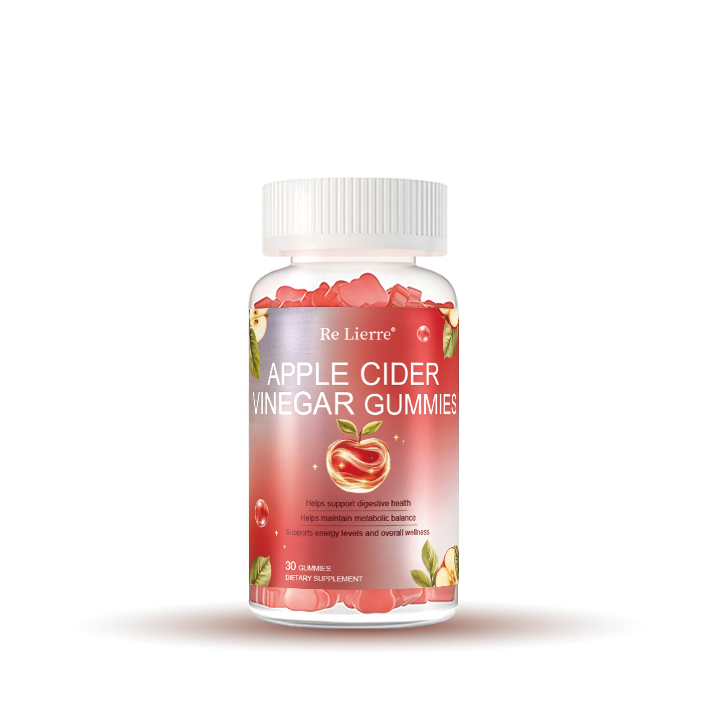 Cider Vinegar Gummies – 30 Grapefruit-Flavored Gummies for Digestion & Weight Support