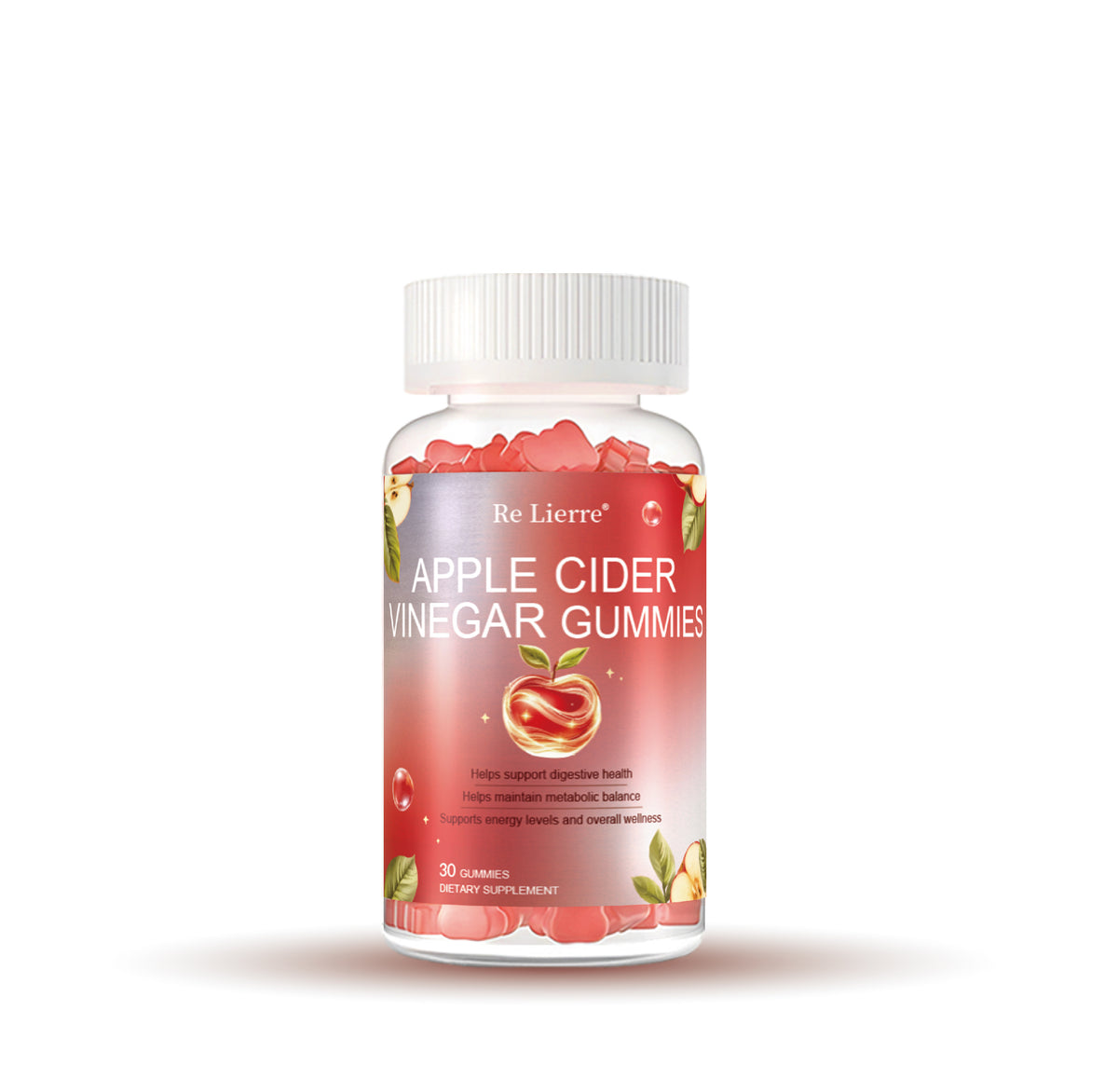 Cider Vinegar Gummies – 30 Grapefruit-Flavored Gummies for Digestion & Weight Support