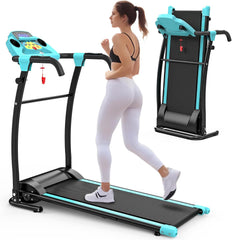 FLIMDER 2-in-1 Foldable Walking Pad with Handlebar – 2.5HP Under-Desk Treadmill for Home & Office