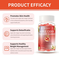 Cider Vinegar Gummies – 30 Grapefruit-Flavored Gummies for Digestion & Weight Support