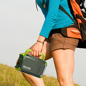 Qunler P201 148Wh 40000mAh Portable Power Station – AC Outlets, USB-C PD, LED Flashlight, Solar Rechargeable, for Camping, Travel & Emergencies