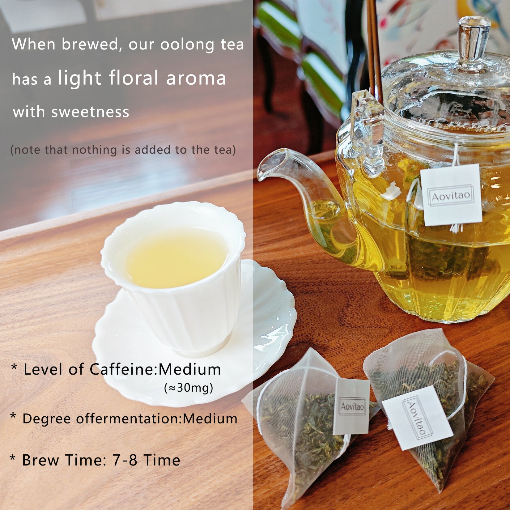 Detox Cleanse Tea – Natural Oolong Leaf Herbal Tea Bags for Lung & Gut Health, Immune Boost, Caffeine-Free, Non-GMO, Organic (30 Tea Bags)