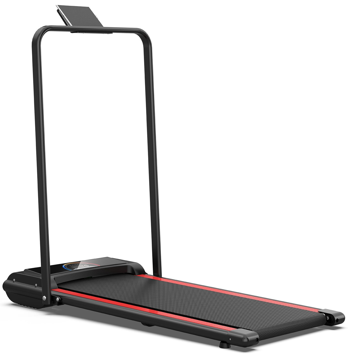 Treadmill Q22-2A 2-in-1 Compact Treadmill with Remote – 2.25HP, 12 Programs, LED Display, 265LBS Capacity, Walking & Running Modes