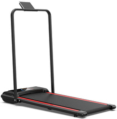 Treadmill Q22-2A 2-in-1 Compact Treadmill with Remote – 2.25HP, 12 Programs, LED Display, 265LBS Capacity, Walking & Running Modes