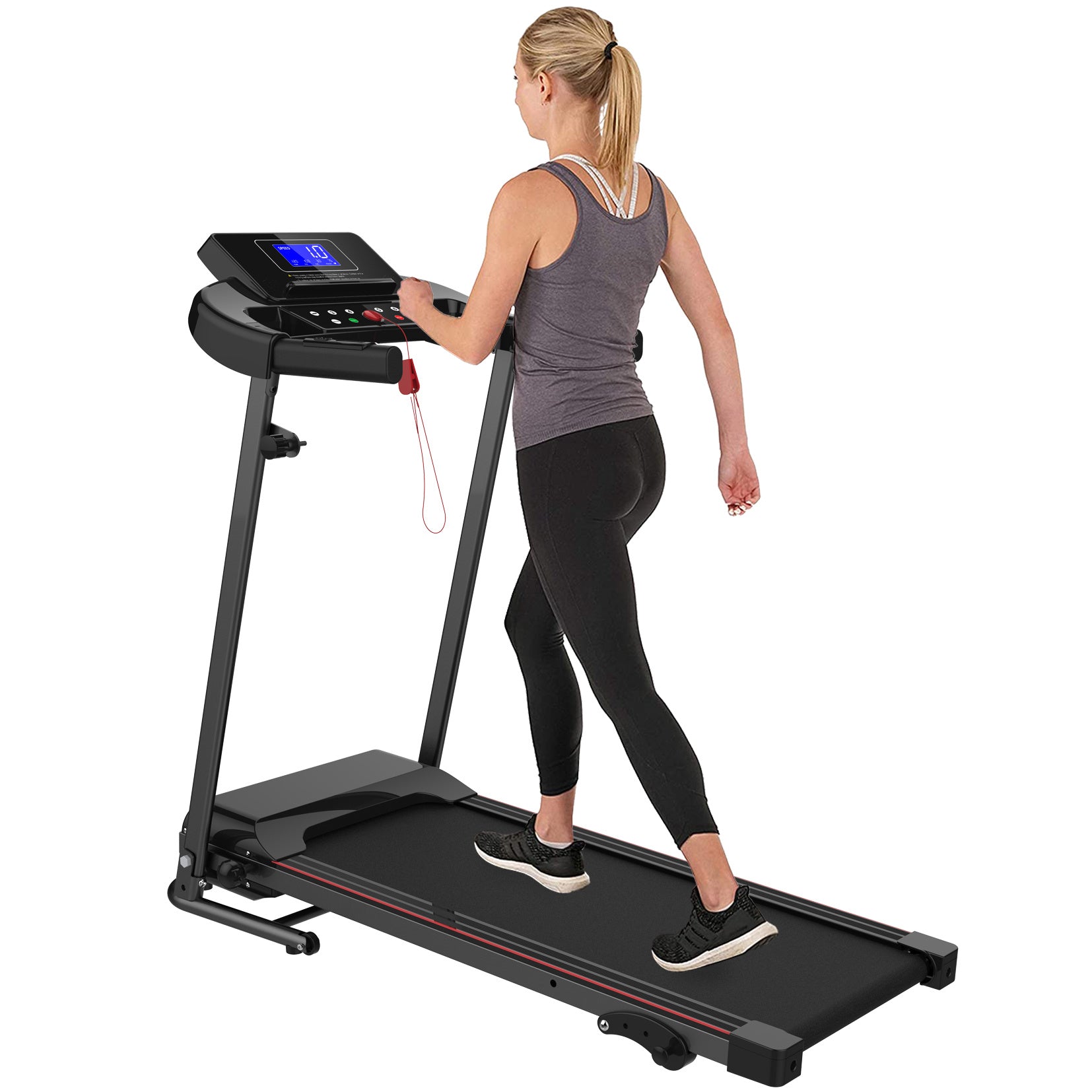 Compact Folding Treadmill with 3 Inclines | 12 Programs, Bluetooth, 2.5HP Motor